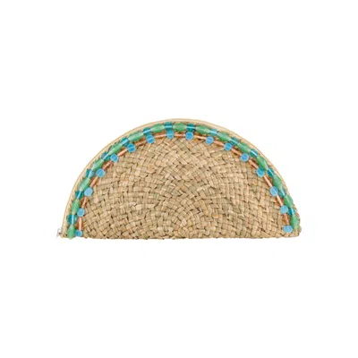 Ohsun Women's Luna Glass Bead Clutch - Multicolour