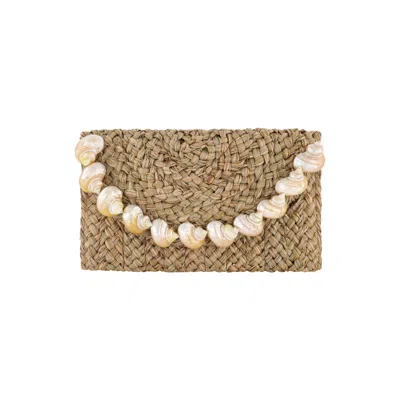 Ohsun Women's Neutrals Ella Turbo Shell Clutch