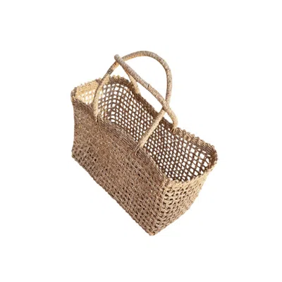 Ohsun Women's Neutrals Raegan Straw Beach Bag