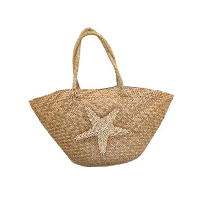 Ohsun Women's Neutrals Selene Embroidered Tote - Natural In Beige/white