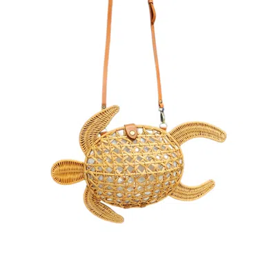 Ohsun Women's Neutrals Wili Wicker Crossbody Clutch In Black