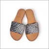 Ohsun Women's Silver / Gold Paloma Slides - Gold & Silver Mix