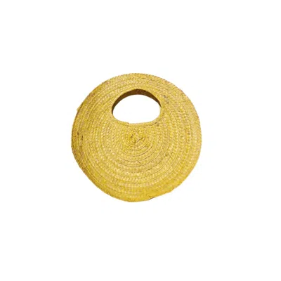 Ohsun Women's Yellow Finny Mini Straw Bag - Lemon
