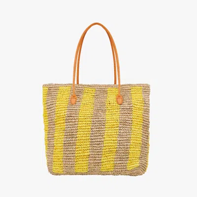 Ohsun Women's Yellow / Neutrals Marna Stripe - Canary