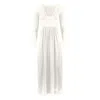 Oh!zuza Night&day White Long Nightdress With Lace Details