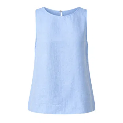 Oh!zuza Night&day Women's Echo Viscose Top With Wide Straps - Light Blue