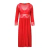 Oh!zuza Night&day Women's Midi Viscose Nightgown - Red In Red