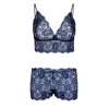 Oh!zuza Night&day Women's Midnight Lace – Bralette & Boxer Set - Navy Blue