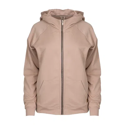 Oh!zuza Night&day Women's Neutrals Cotton Zip-up Hoodie In Yellow