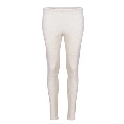 Oh!zuza Night&day Women's Neutrals / White Homewear Leggings - Organic Cotton