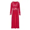 Oh!zuza Night&day Women's Red Midi Viscose Nightgown - Ruby In Red