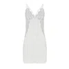 Oh!zuza Night&day Women's White Poem Short Lace-trim Nightdress – Cream In White