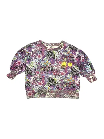 Pre-owned Oii Kids' Pullover Sweater In Purple