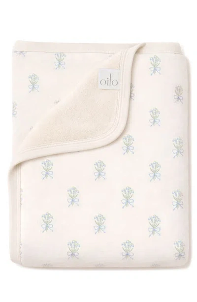 Oilo Organic Cotton Cuddle Blanket In Pink