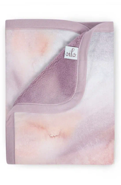 Oilo Sandstone Jersey Cuddle Blanket In Multi