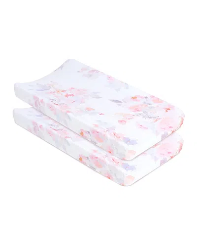 Oilo Studio Prim Changing Pad Cover, 2 Pack In Blush