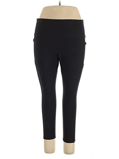 Pre-owned Oiselle Active Pants In Black