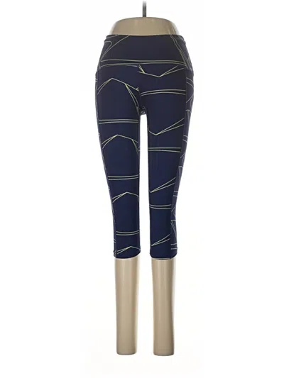 Pre-owned Oiselle Active Pants In Blue