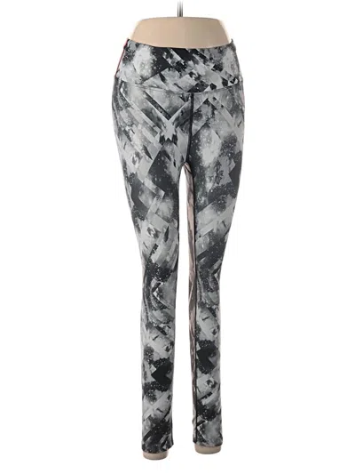 Pre-owned Oiselle Active Pants In Gray