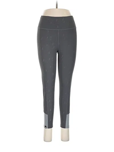Pre-owned Oiselle Active Pants In Gray