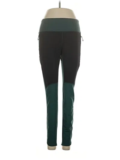 Pre-owned Oiselle Active Pants In Green