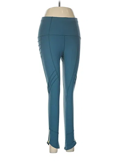 Pre-owned Oiselle Active Pants In Teal