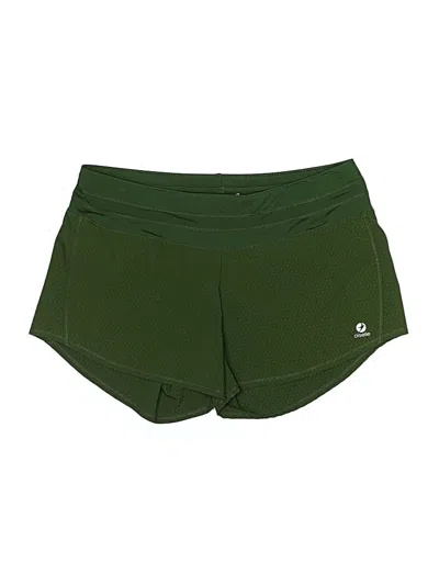 Pre-owned Oiselle Athletic Shorts In Green