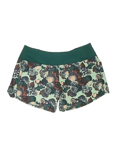 Pre-owned Oiselle Athletic Shorts In Green