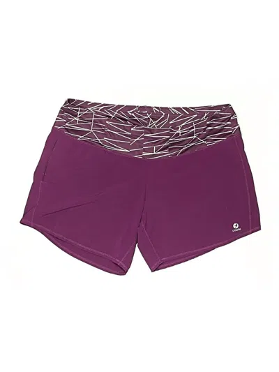 Pre-owned Oiselle Athletic Shorts In Purple