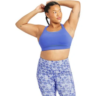 Oiselle Boom Bra In Blue