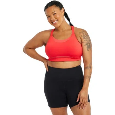 Oiselle Boom Bra In Red