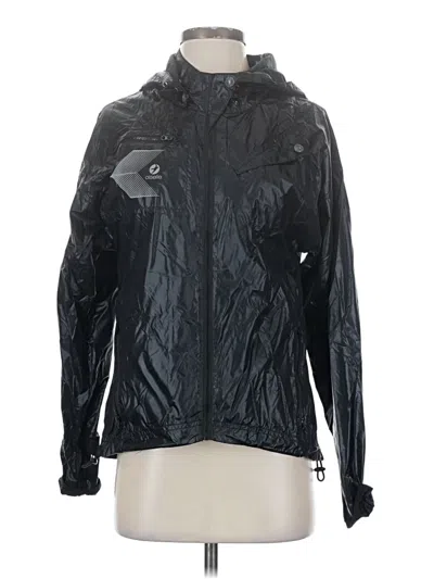 Pre-owned Oiselle Cardigan Sweater In Black