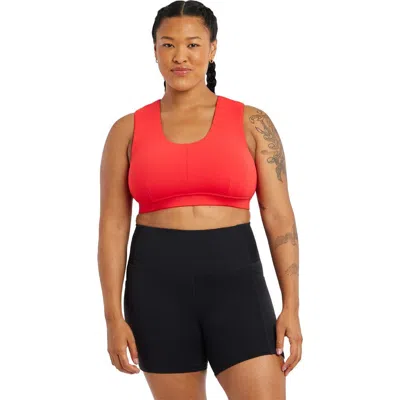 Oiselle Flyout Bra In Red