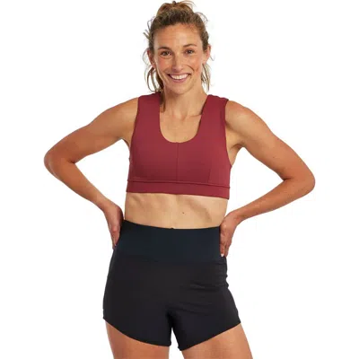 Oiselle Flyout Bra In Red