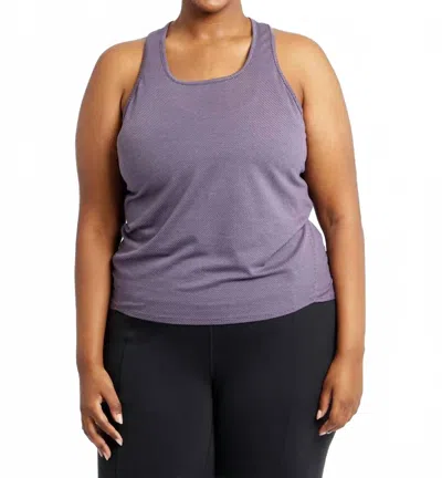 Oiselle Flyout Racerback Tank Top In Twilight In Purple