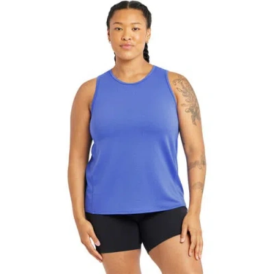 Oiselle Flyout Trail Tank Top In Blue