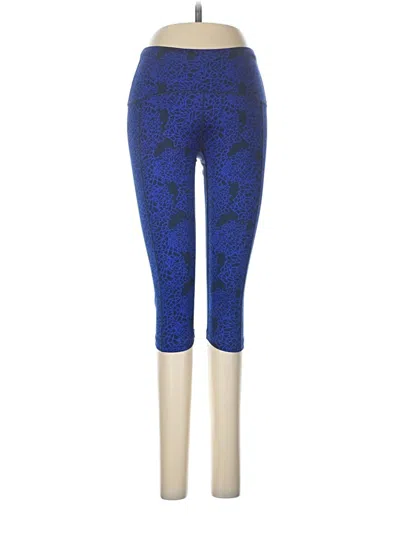 Pre-owned Oiselle Leggings In Blue