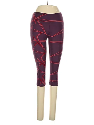 Pre-owned Oiselle Leggings In Red