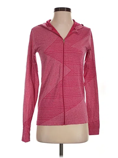 Pre-owned Oiselle Long Sleeve T-shirt In Pink