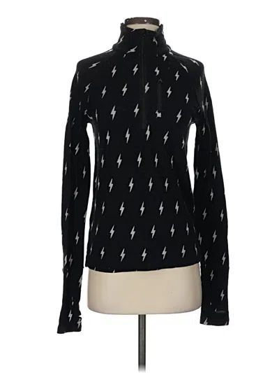 Pre-owned Oiselle Long Sleeve Turtleneck In Black