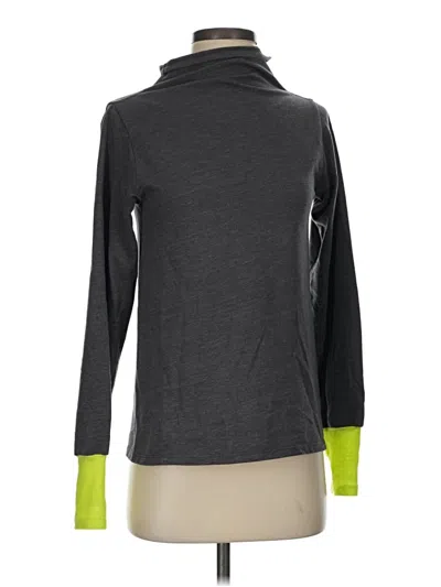 Pre-owned Oiselle Long Sleeve Turtleneck In Gray