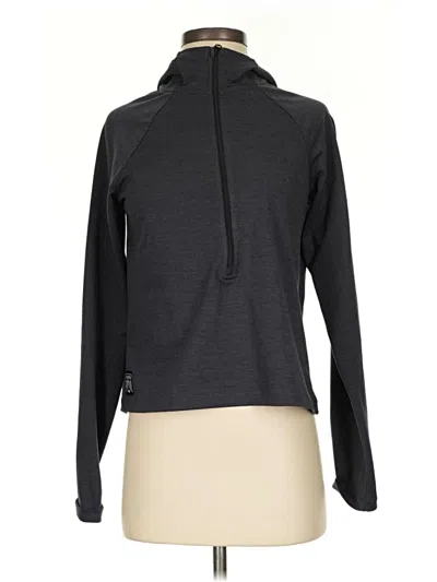 Pre-owned Oiselle Pullover Hoodie In Black