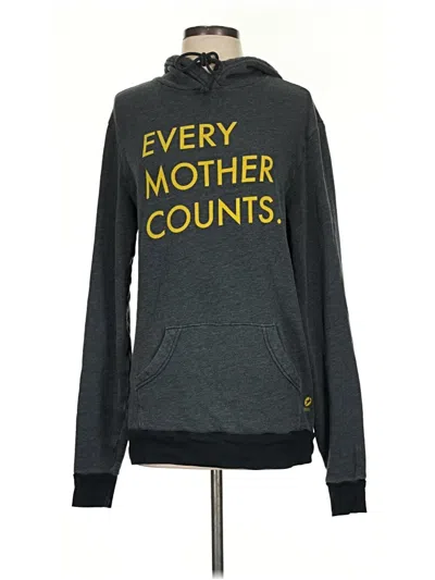 Pre-owned Oiselle Pullover Hoodie In Gray