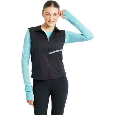 Oiselle Reflective Vigor Vest In Black