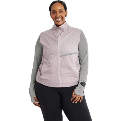 Oiselle Reflective Vigor Vest In Purple