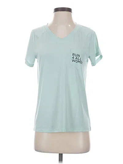 Pre-owned Oiselle Short Sleeve T-shirt In Teal
