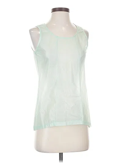 Pre-owned Oiselle Sleeveless Blouse In Green