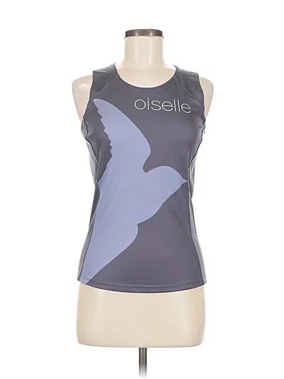 Pre-owned Oiselle Sleeveless T-shirt In Gray