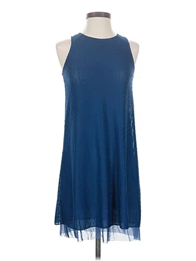 Pre-owned Oiselle Sleeveless Top Blue Halter Neckline Tops