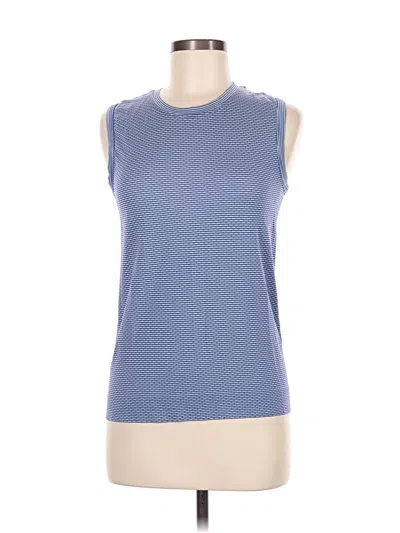 Pre-owned Oiselle Sleeveless T-shirt In Blue